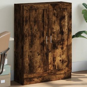 Book Cabinet Smoked Oak 82.5x30.5x115 cm