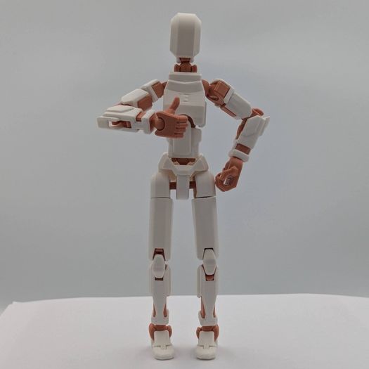 3D Printed Dummy 13  Poseable Figure