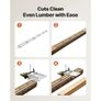 Rail Mill Guide System, 4.57 m 6 Crossbar Chainsaw Mill Kits, Aluminum Saw Milling Rails System Works with Chainsaw, 4 Wedges, Adjustable Rail Milling Guide Kit for Builders Woodworkers Image 5
