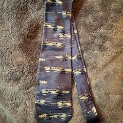 Vintage Tie Rack Silk Dolphin Tie