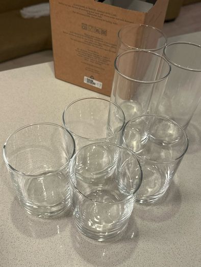 7 Dunnes Brand Glasses