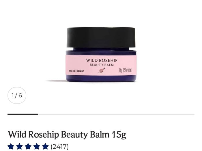 Neals Yard Wild Rosehip Beauty Balm 15g