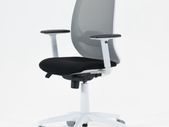 Andy Mesh Back Ergonomic Operators Chair White Frame