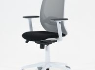 main image for ad Andy Mesh Back Ergonomic Operators Chair White Frame