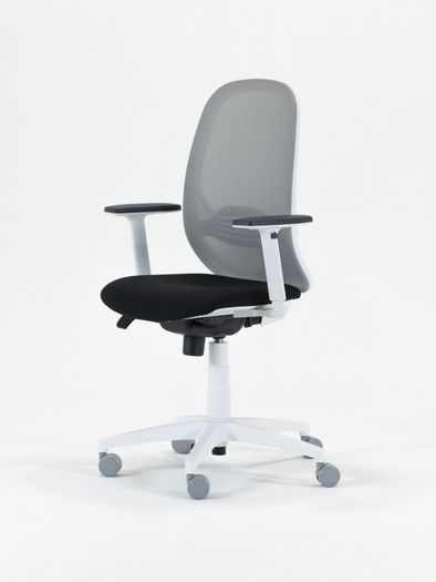Andy Mesh Back Ergonomic Operators Chair White Frame