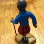 Vintage Hand-Carved Highlander Figurine - Tintin Black Island Style Image 2