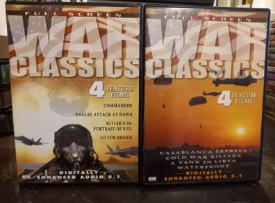 War Classics 8 Movie DVD Collection
