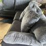 Grey/black corner sofa Image 7