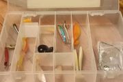 Fishing Tackle Box With Baits