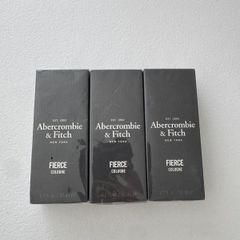 3x Abercrombie & Fitch Men's Fierce Cologne