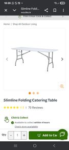 folding table
