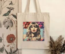 Taylor Swift Swiftie Canvas Tote Bag