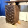 Walnut and Sycamore handcrafted bar cabinet Image 8