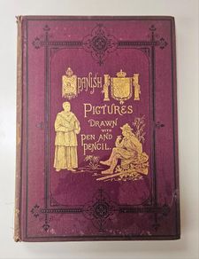 Spanish Pictures Drawn with Pen and Pencil (circa 1880s) - Antique Illustrated Spanish Travel Book - Spanish History Book