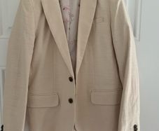 Boys cream linen Blazer