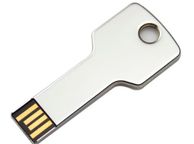 main image for ad New 8 GB USB Silver Key Shape Flash USB Memory Stick Pen Drive 8G #180