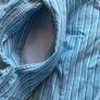 Blue/White Stripe Swim Shorts Image 4