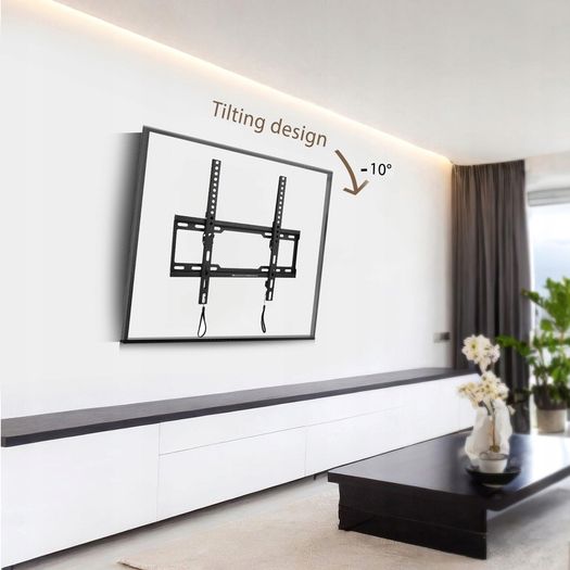 Tv Bracket Wall Mount Flat Tilt 32-70"