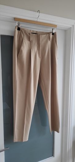 CAMBIO Kate tan cigarette style pants Sz 10UK - Bnwot -Rrp 159.90
