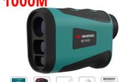 Inkersi Rechargeable Range Finder for Hunting Golf Rangefinder Laser Distance Meter Telescope Telemeter 1000M with Flag Pole Lock