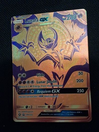 pokemon card : lunala gx SM103a