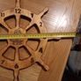 hand made wall clock Image 2