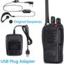 2PCS Walkie Talkie USB power Rechargeable Walkie Talkies Long Range Two-Way Radio Walky Talky with Earpieces 16CH Handheld Transceiver with LED Light for Field Survival Biking Hiking Image 3