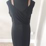 Brand new Esprit black wrap effect dress Image 6