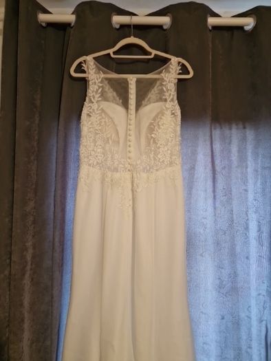 wedding dress.
