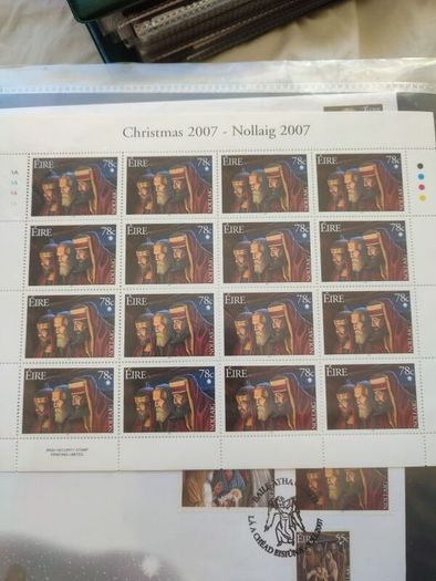 stamps first day covers in anpost albums