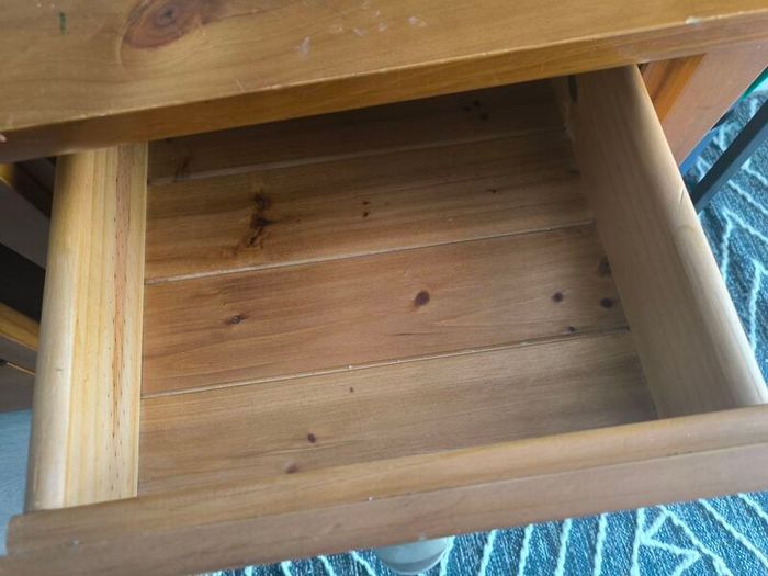 Matching bedside solid wood lockers