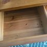 Matching bedside solid wood lockers Image 5