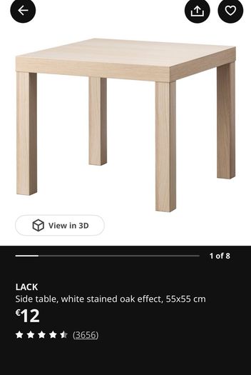 IKEA Lack coffee/side table