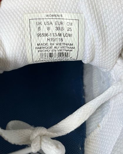 K-Swiss White Leather Court Shoes