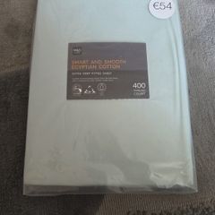 extra deep new fitted sheet single