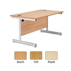 New 1400 x 800mm Straight Office Desk with Cantilever Legs