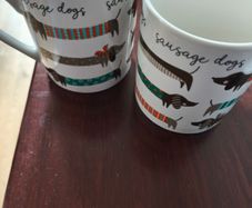 two brand new Dachshund mugs !