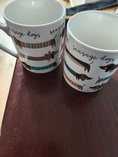 two brand new Dachshund mugs !