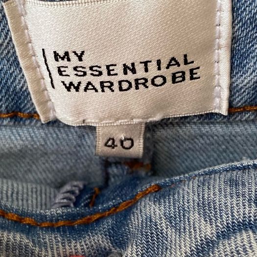 My Essential Wardrobe Denim Maxi Skirt Light Blue Wash