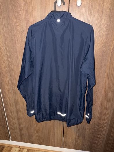 Azzurri Run Navy Blue Lightweight Running Windbreaker Jacket