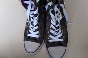 Daddy's Canvas Patterned Ankle Boots.  S.7
