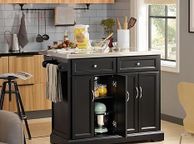 main image for ad Kitchen Island Kitchen trolley with expandable work surface  Kitchen Cabinet