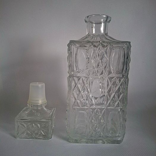 1960s Oberglas Austria Glass Decanter