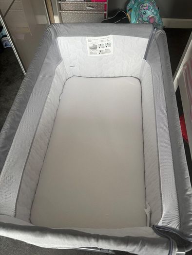 Nested cozi sleeper bedside crib