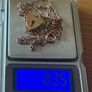 New 9ct Solid ROSE GOLD  Heavy CHAIN  And 9ct yellow Gold Padlock Pendant Image 6
