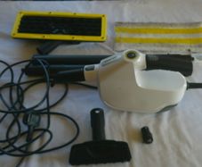 Karcher SC 1 Multi Handheld and Floor Steam Cleaner Kit with Box and Attachments