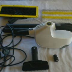Karcher SC 1 Multi Handheld and Floor Steam Cleaner Kit with Box and Attachments