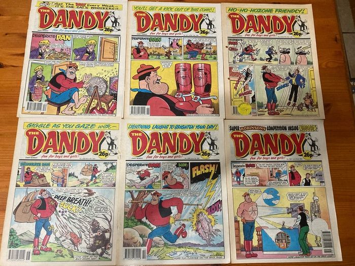 Comics: 'The Dandy' 1991,1992,1994 and 1995 (46 comics)