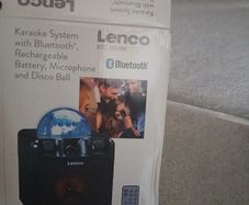 Karoake Bluetooth system with disco light