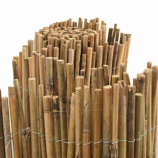 Bamboo Fence Brown 500 x 125 cm Bamboo